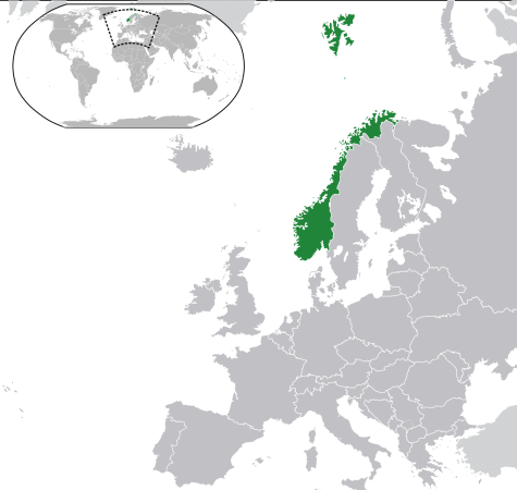 Карта Норвежский